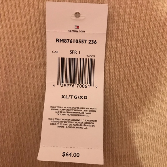 NWT Cream Tommy Hilfiger Cardigan - Picture 5 of 6